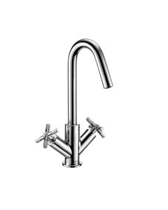 Cruzar Basin Mixer with Clicker Waste Chrome