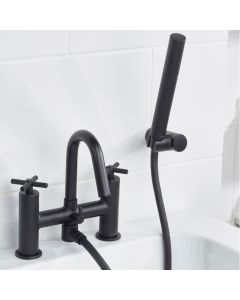 Cruzar Bath Shower Mixer Matt Black