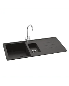 Carron Phoenix Debut 150 1.5 Bowl Inset Sink Onyx