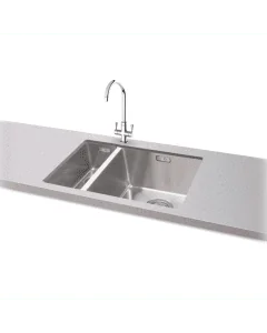 Carron Phoenix Deca 150 1.5 LHSB Bowl Sink Stainless Steel