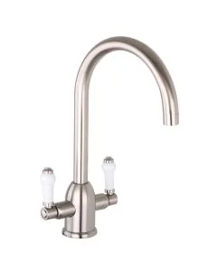 Dephini Monobloc Sink Mixer Brushed Nickel
