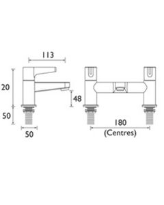 Design Utility Lever Bath Filler