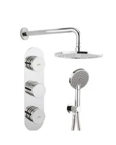 Dial Valve 2 Control with Central Trim, Ethos Handset and Fixed Head