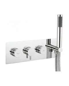 Dial Bath Valve 2 Control with Kai Lever Trim and Handset Landscape