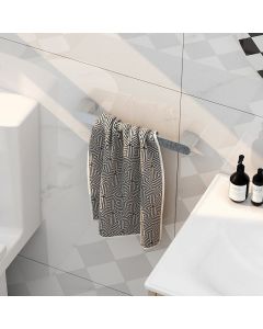 Round 340mm Towel Bar Chrome