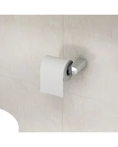 Round Toilet Roll Holder Chrome