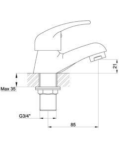 Pura Bathrooms DV8 Bath Taps Pair