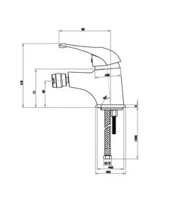 DV8 Bidet Mixer