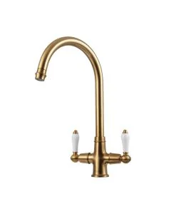 Elegance Mono Sink Mixer Brushed Brass