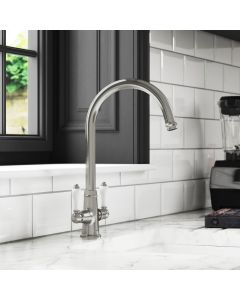 Elegance Mono Sink Mixer Brushed Nickel