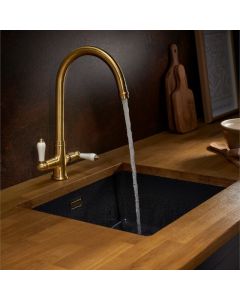 Elegance Mono Sink Mixer Brushed Bronze