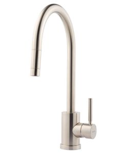 Elmira Mono Sink Mixer Brushed Steel