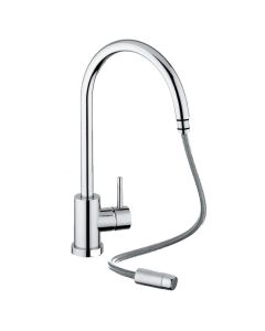 Elmira Mono Sink Mixer Brushed Steel