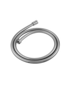 1.5m Smooth Cone to Nut Shower Hose Brushed Nickel