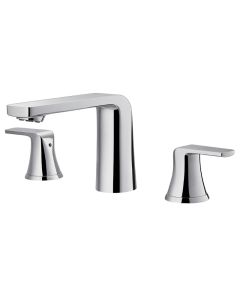 Fusion 3-Hole Basin Mixer Chrome