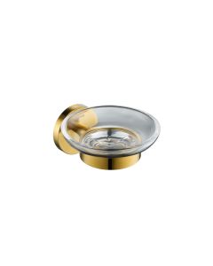 Coco Soap Dish Brushed Gold