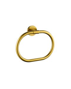 Coco Towel Ring Brushed Gold