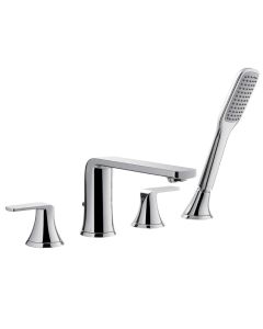 Fusion 4-Hole Bath Shower Mixer Chrome