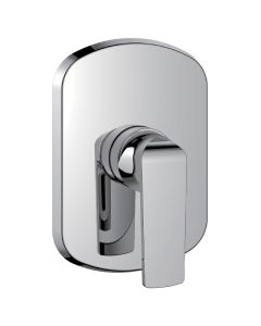 Fusion Concealed Manual Shower Mixer Large Plate Chrome