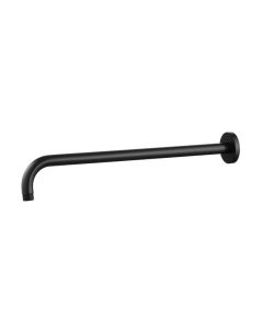 400mm Wall Shower Arm Matt Black