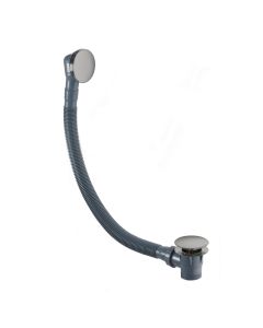 Bath Clicker Waste with Overflow Brushed Nickel