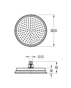 Liberty Brass Rainshower Oil-Rubbed Bronze