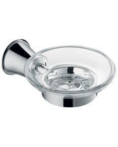 Liberty Glass Soap Dish Chrome