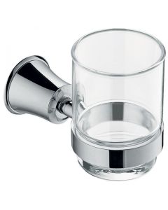 Liberty Glass Tumbler Chrome