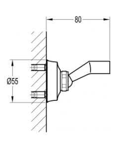 Liberty Hand-Shower Holder Chrome