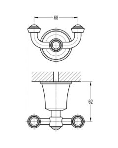 Liberty Robe Hook Chrome