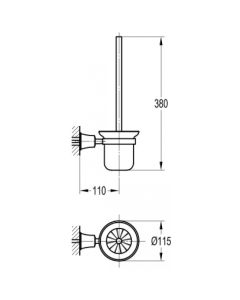 Liberty Toilet Brush Holder Oil-Rubbed Bronze