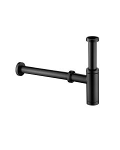 Minimalist Bottle Trap and Pipe Matt Black