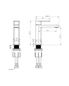 Form Single Lever Basin Mixer Chrome