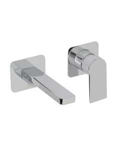 Form Wall Mounted Basin Mixer Chrome