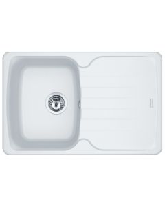 Franke Antea 1 Bowl Inset Sink Polar White