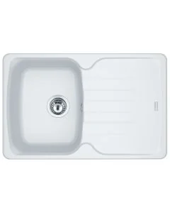 Franke Antea 1 Bowl Inset Sink Polar White