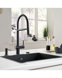 Franke Active Spray Semi-Pro Mixer Tap Matt Black