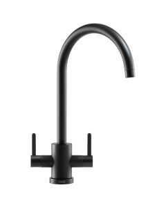 Franke Krios J Spout Low Pressure Kitchen Tap Matt Black