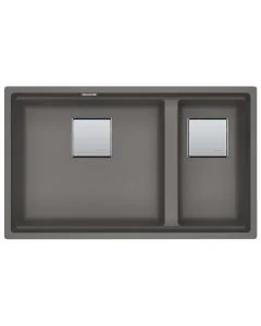 Franke Kubus 2 1.5 Bowl Undermount Sink Stone Grey