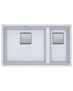Franke Kubus 2 1.5 Bowl Undermount Sink Polar White