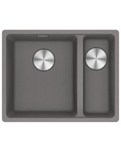 Franke Maris 1.5 Bowl RHSB Undermount Sink Stone Grey