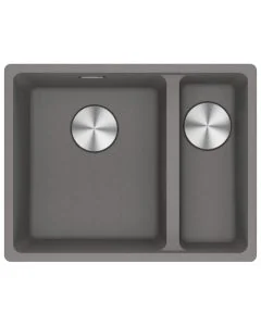 Franke Maris 1.5 Bowl RHSB Undermount Sink Stone Grey