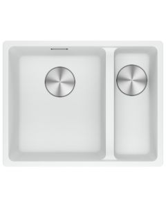 Franke Maris 1.5 Bowl RHSB Undermount Sink Polar White