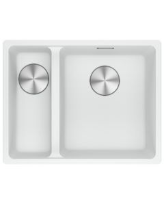 Franke Maris 1.5 Bowl LHSB Undermount Sink Polar White