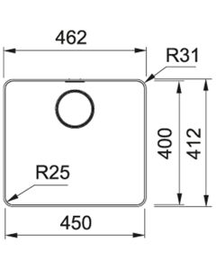 Franke Mythos Inset Sink Stainless Steel (MYX 210-45)