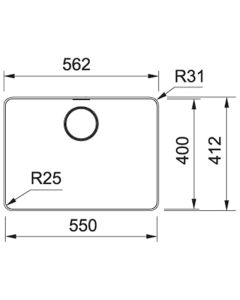 Franke Mythos Inset Sink Stainless Steel (MYX 210-55)