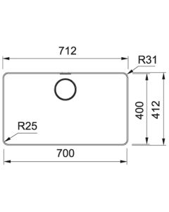 Franke Mythos Inset Sink Stainless Steel (MYX 210-70)