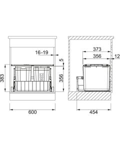 Franke Sorter Series 300 R Sorter 300-60 Trio