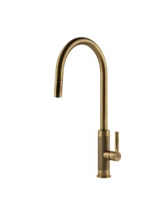 Franke Tessuto Pull-Out Nozzle Tap Brushed Brass