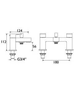 Frenzy Bath Shower Mixer